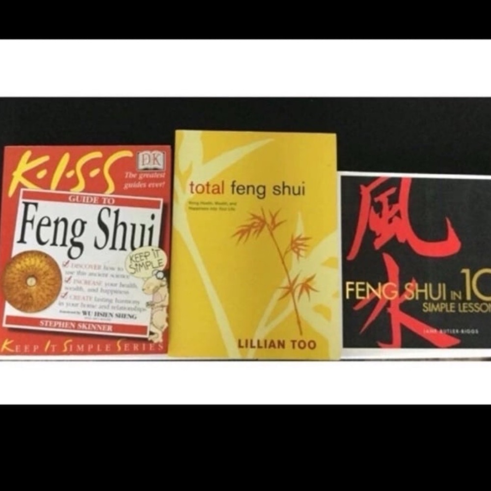 3 Top Feng Shui Books Courses Lesson Guide Near New excellent Cond